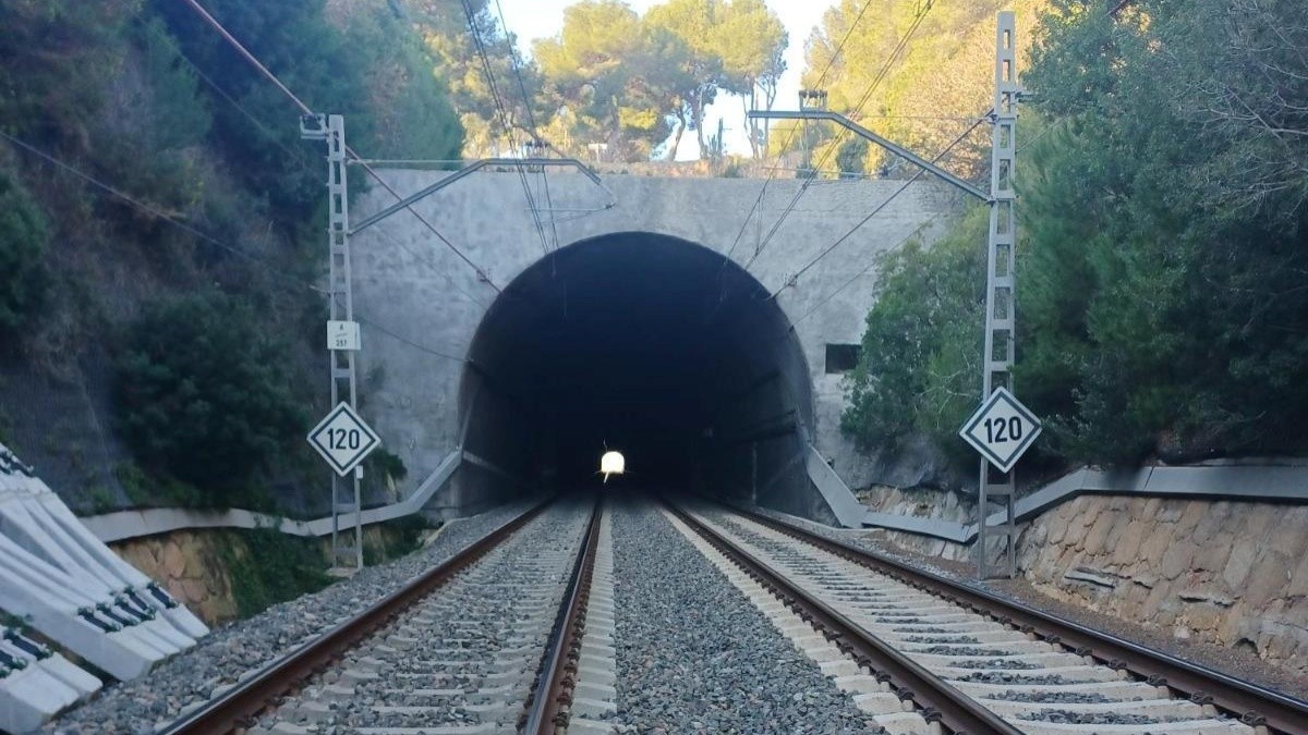 Imatge d'arxiu del túnel de Roda de Berà.