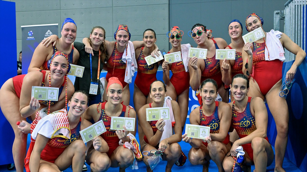 La selecció espanyola femenina de waterpolo serà als Jocs Olímpics de París 2024