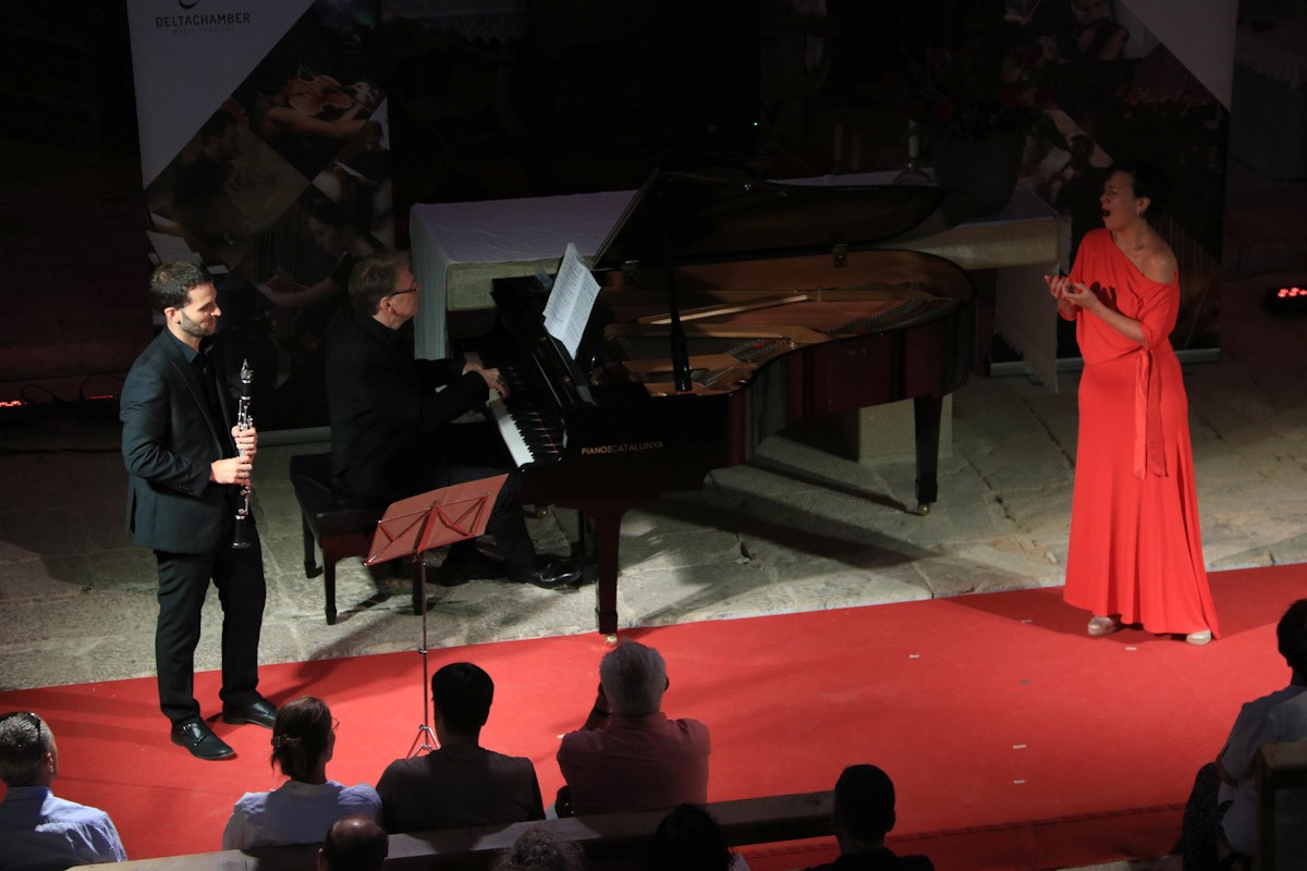 La mezzosoprano Anna Brull ha actuat a l'últim concert de la vuitena edició del festival DeltaChamber  