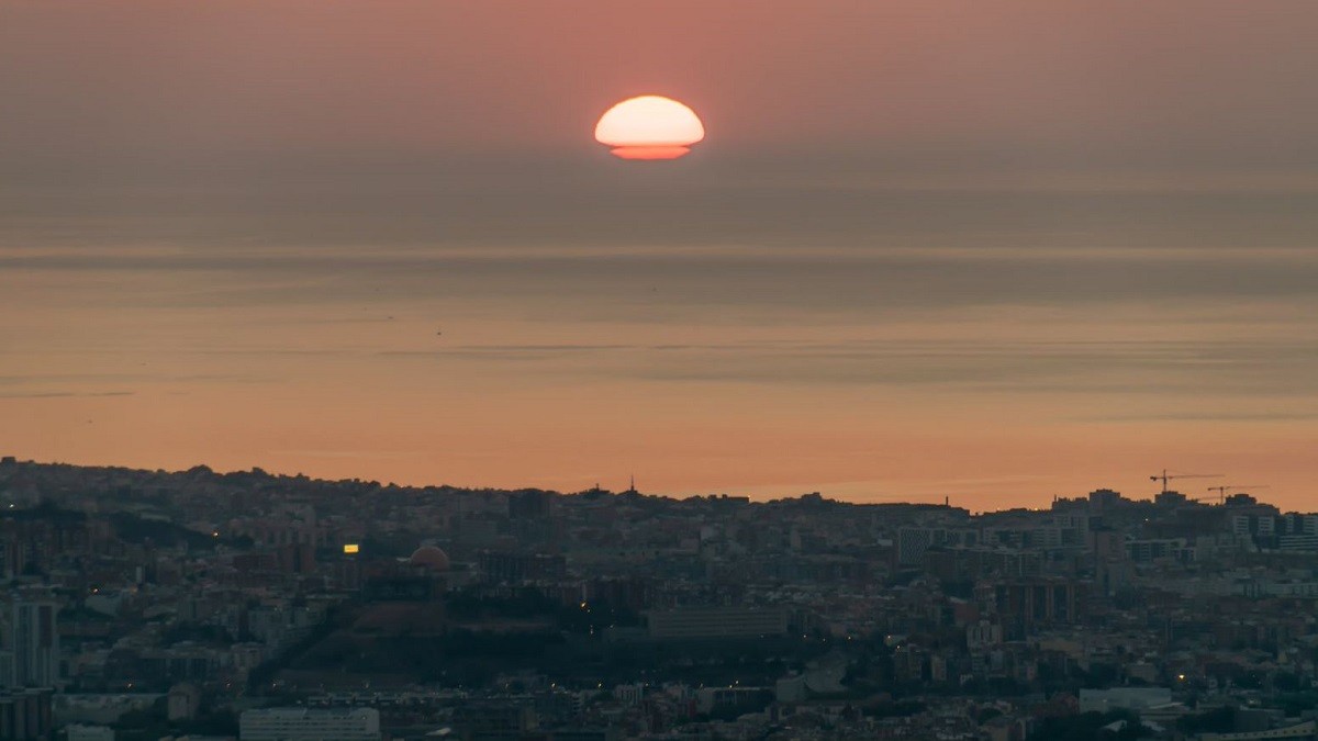 Sortida del sol a Barcelona