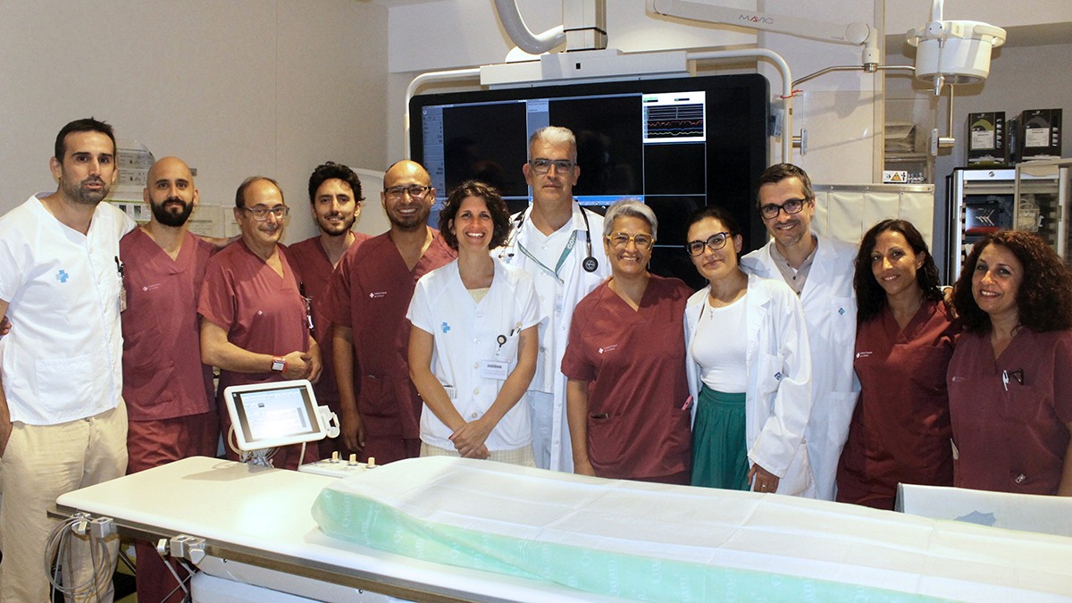 Els membres de l'equip multidisciplinari de l'Hospital Universitari Joan XXIII de Tarragona que s'encarrega de fer les trombectomies mecàniques endovasculars.