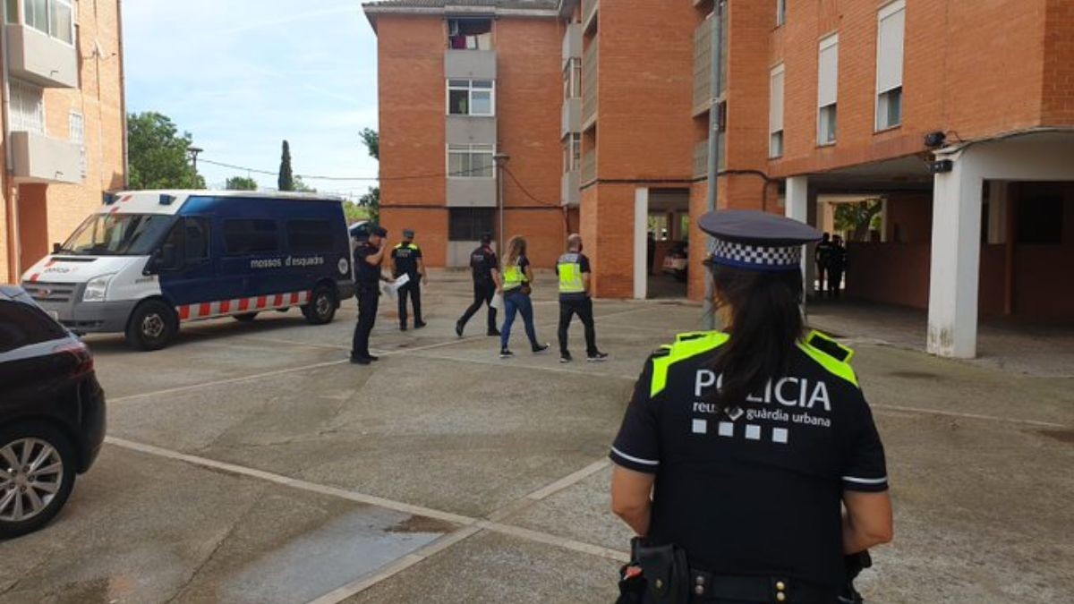 El Mas Pellicer ha tornat a ser objecte d'un operatiu policial.