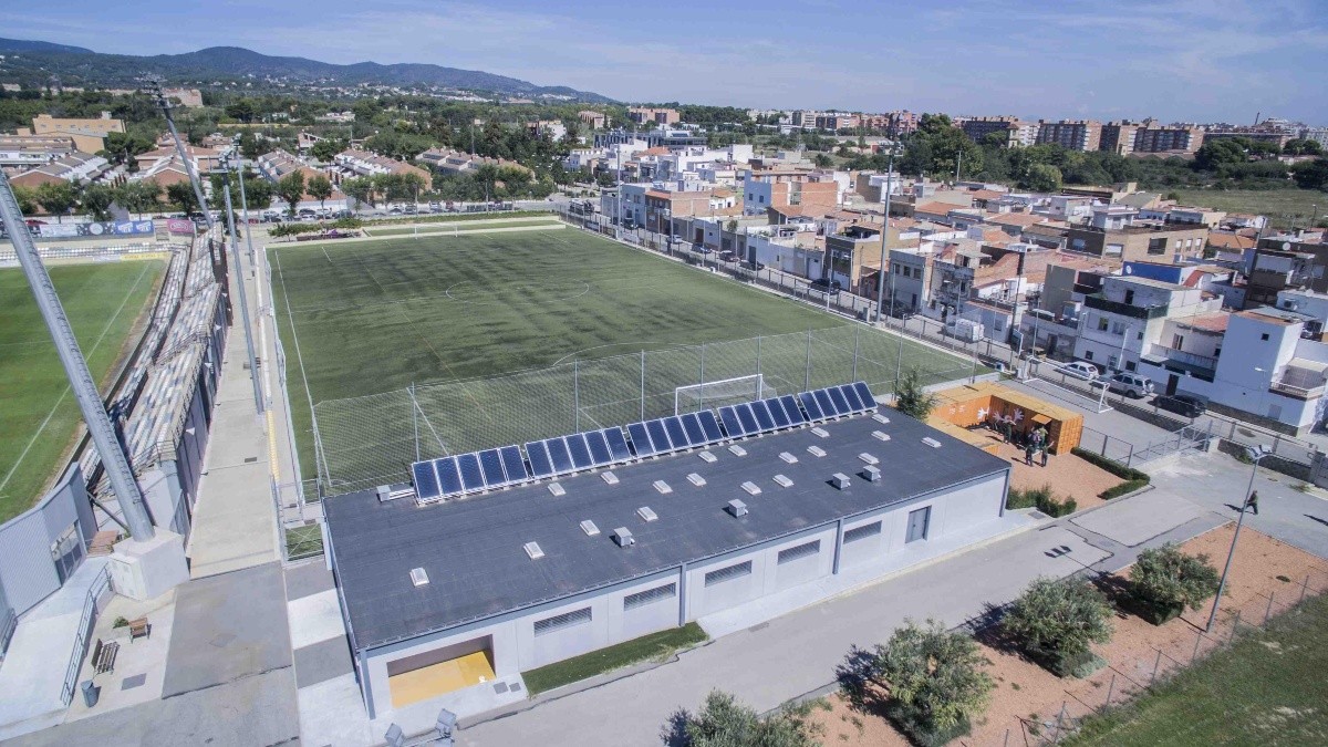 El complex de l'Estadi Municipal de Reus comptarà amb un nou camp de futbol de gespa artificial.