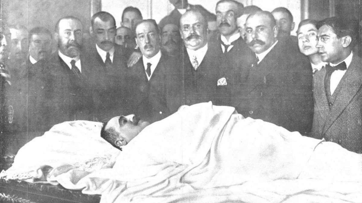 Canalejas, després del seu assassinat. 