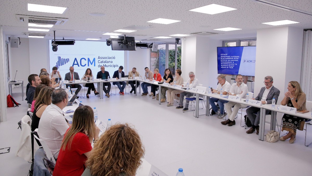 Imatge de la reunió del Comitè Executiu de l'ACM celebrada aquest dimarts