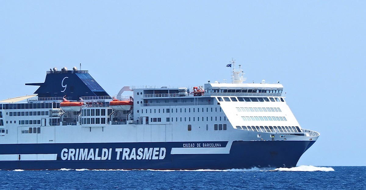 Un vaixell de Grimaldi Trasmed