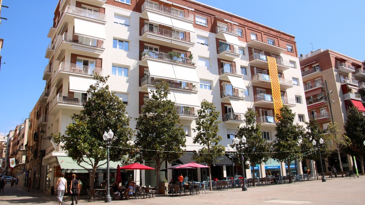 Blocs de pisos al centre de la ciutat de Tarragona.