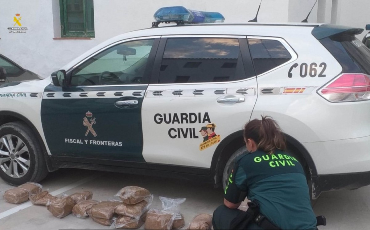 La Guàrdia Civil de la Ràpita interceptar picadura de tabac en una empresa de missatgeria d'Amposta 