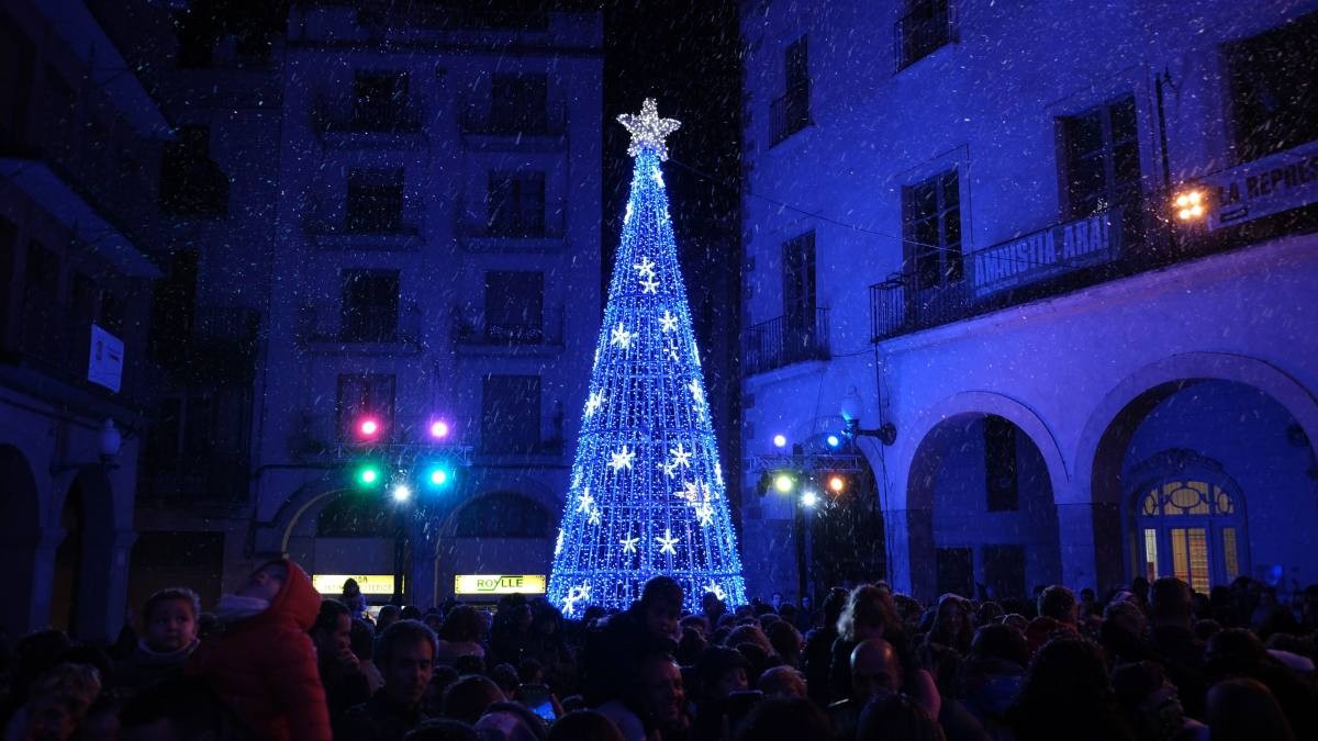 L'arbre de Nadal a Valls