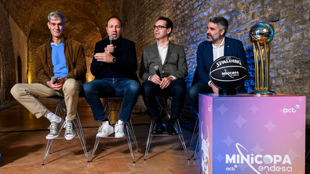 La presentació de la Minicopa Endesa s'ha fet aquest dimecres al Circ Romà de Tarragona.