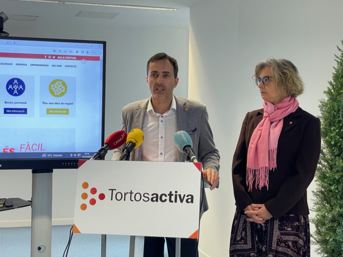 Presentació del nou projecte Tortosactiva al viver d'empreses de Tortosa 