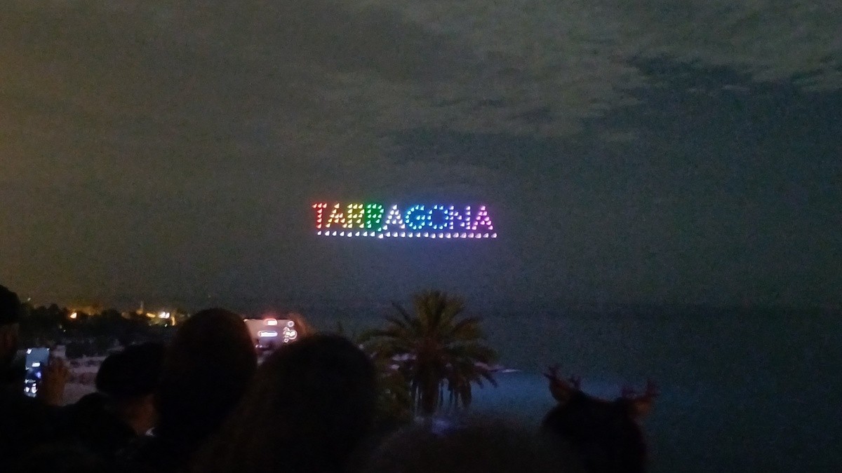 L'espectacle de drons de Tarragona es repetirà el pròxim dissabte 23 de desembre.