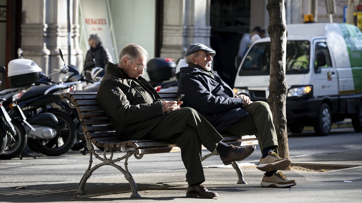 La pensió mitjana a Catalunya és de 1.419 euros mensuals bruts.