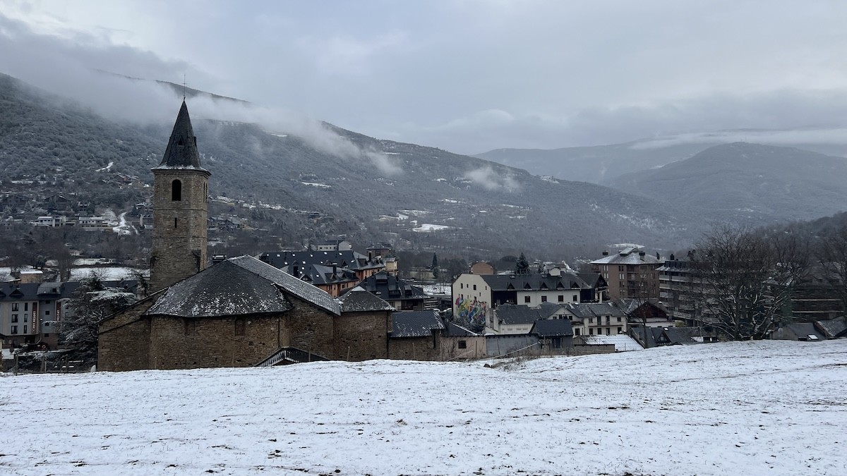 La nevada ha deixat estampes de postal arreu del Pallars