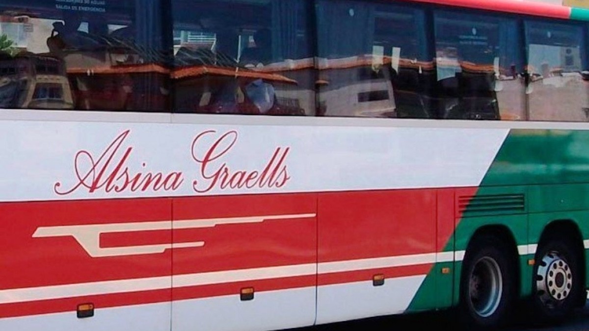 Un autocar de l'Alsina Graells en una imatge d'arxiu