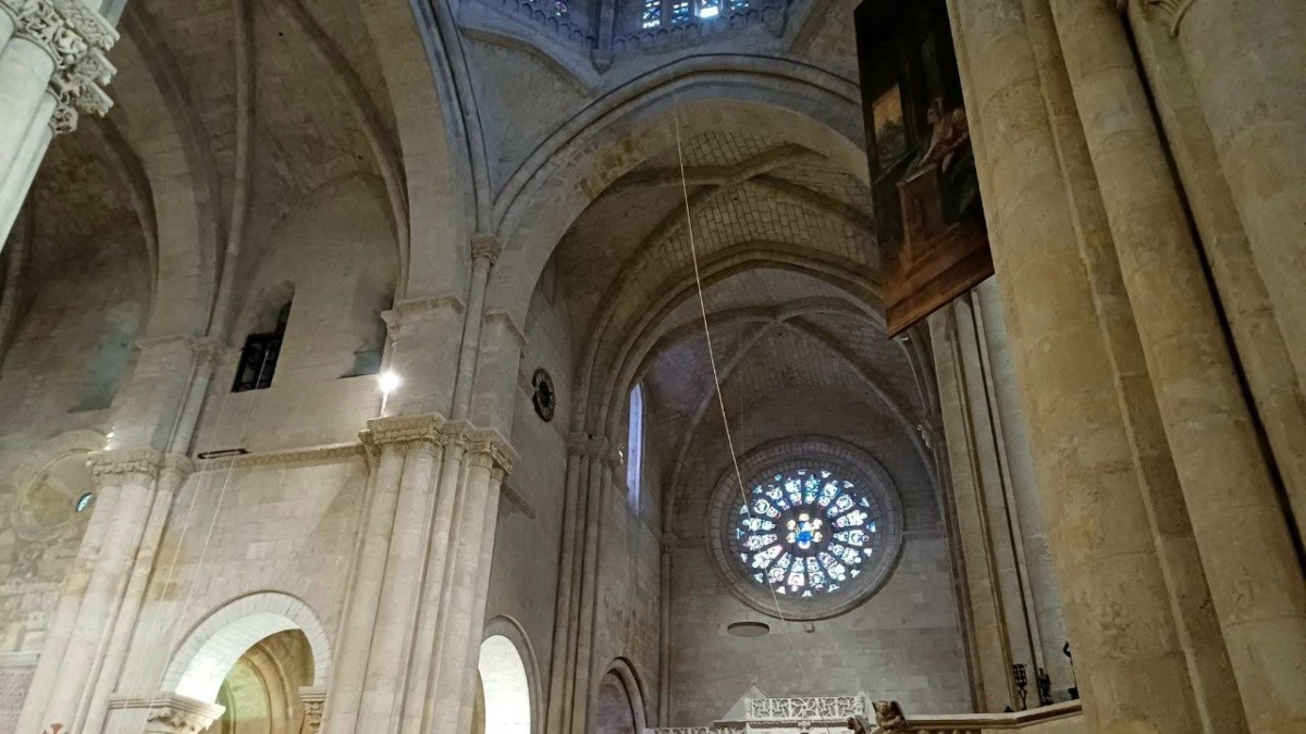 Imatge de l'interior de la Catedral de Tarragona.