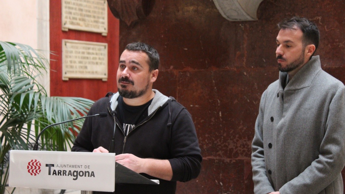 Els comuns han carregat contra el govern de Tarragona en roda de premsa.