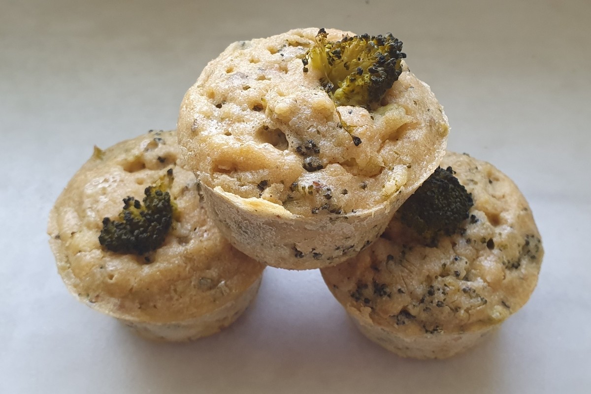 Muffins de bròcoli, una manera original i deliciosa de menjar crucíferes