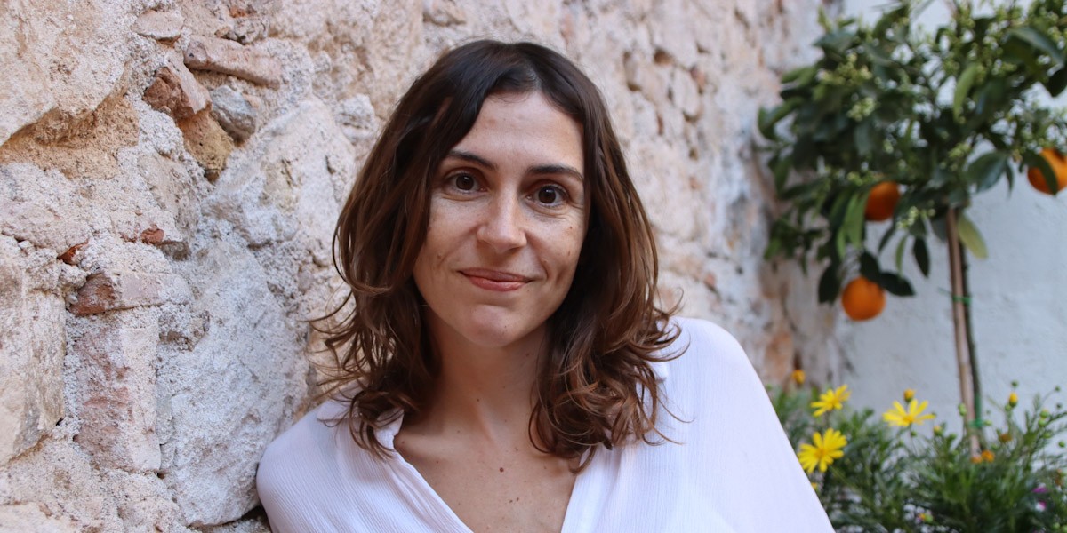 L'escriptora Maria Climent a la Central del Raval de Barcelona  