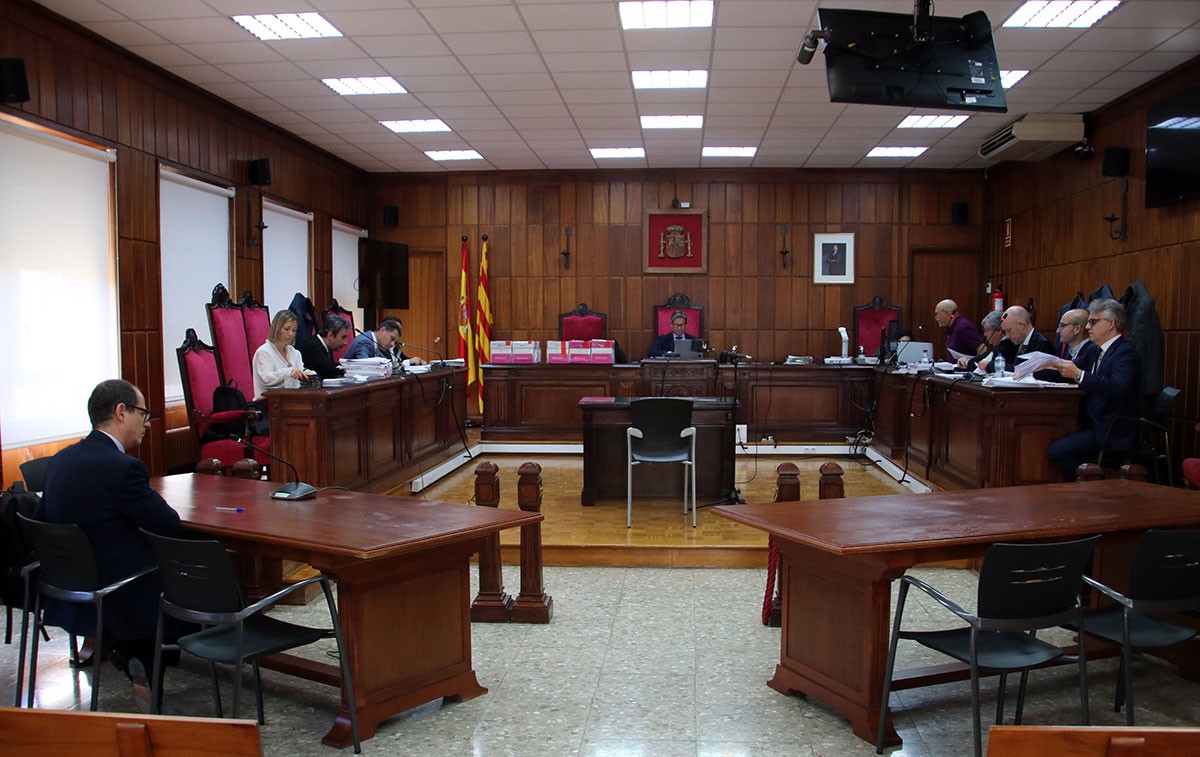 Un moment del judici a l'Audiència de Tarragona.