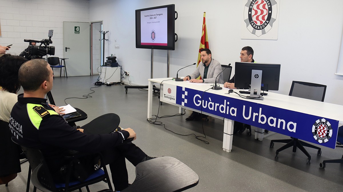 La nova estructura organitzativa de la Guàrdia Urbana de Tarragona s'ha presentat aquest dimecres.