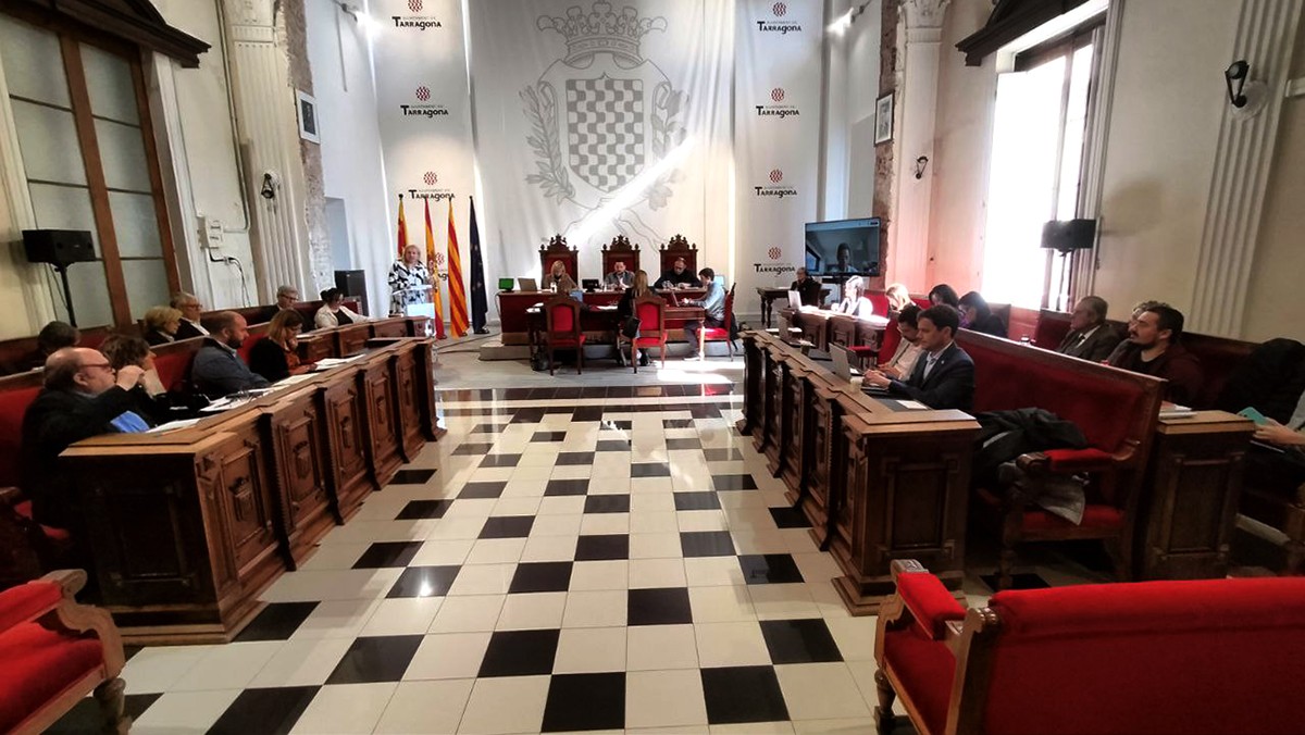 L'Ajuntament de Tarragona ha celebrat el ple municipal aquest divendres 15 de març.