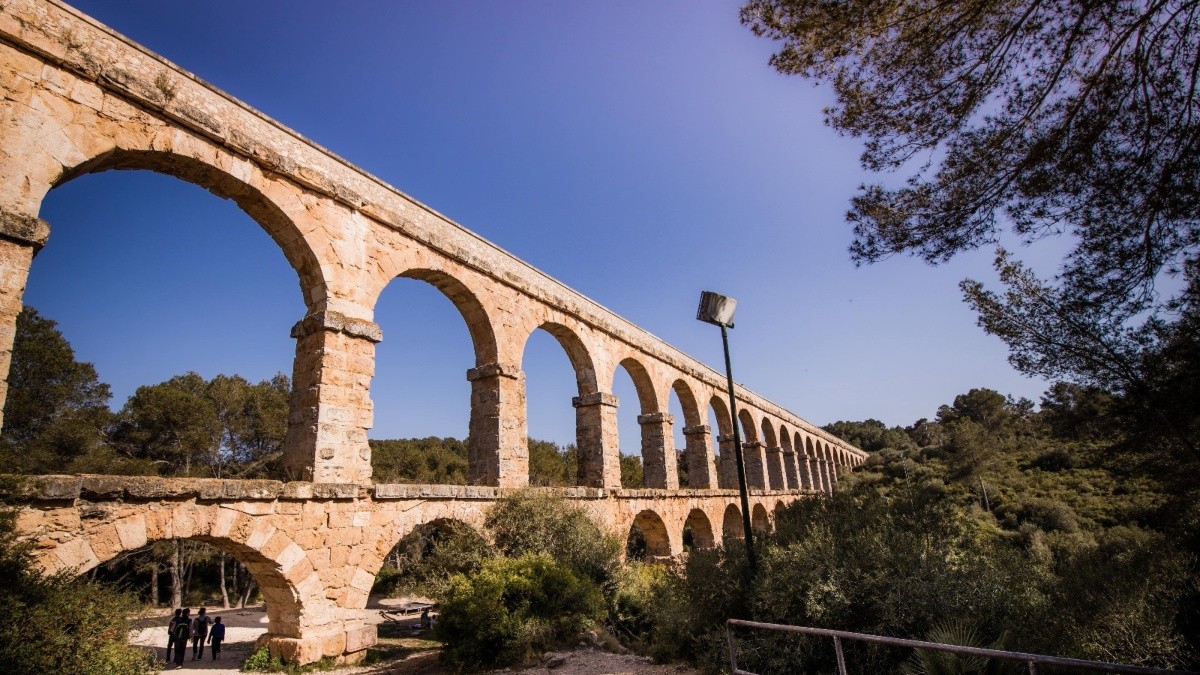 Imatge d'arxiu del Pont del Diable de Tarragona.