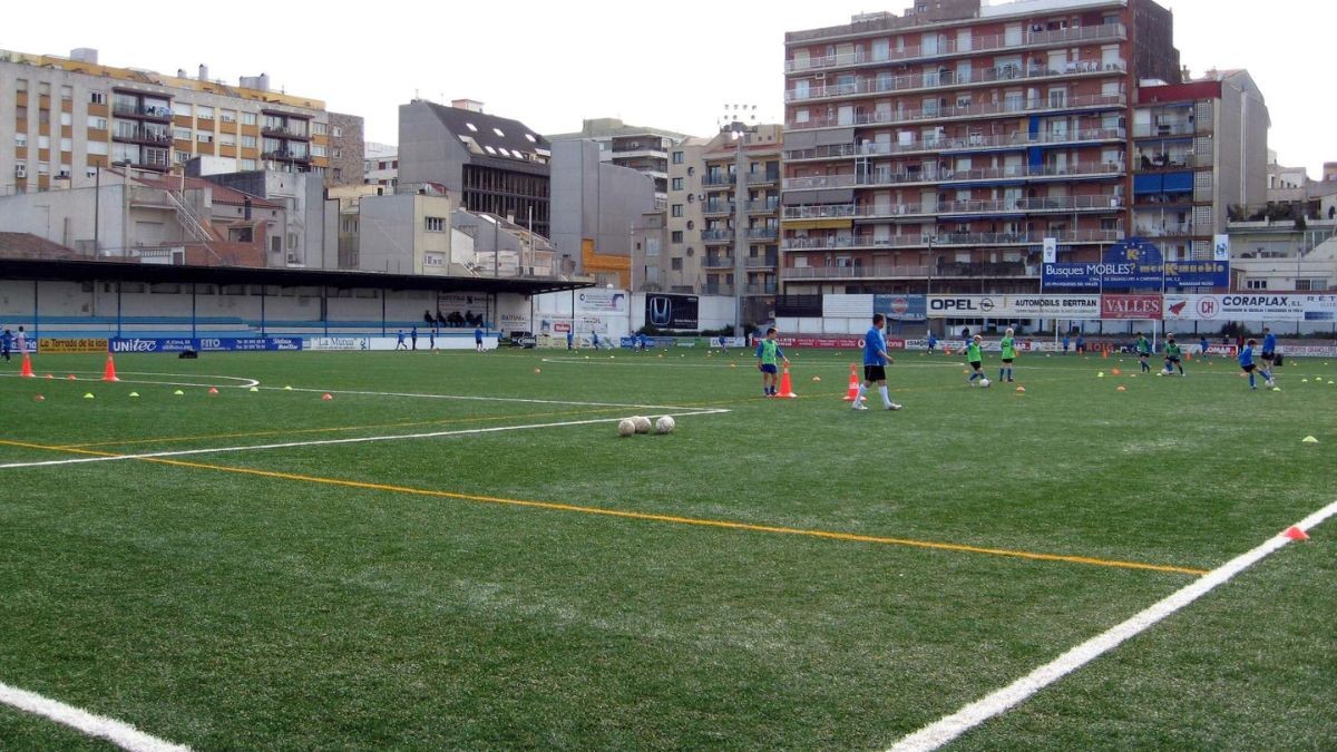El camp de futbol del Carrer Girona és un dels equipaments que ha participat en aquesta edició de la Marató