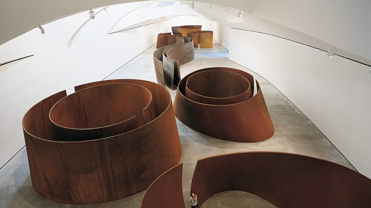 La matèria del temps, de Richard Serra, al Museu Guggenheim