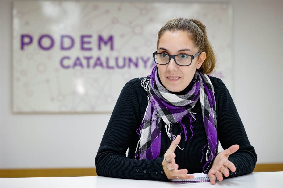 La coordinadora de Podem Catalunya, Conchi Abellán