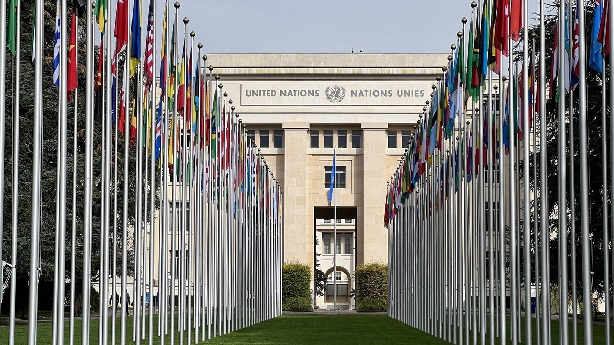 El Palau de Nacions, la seu de l'ONU a Suïssa