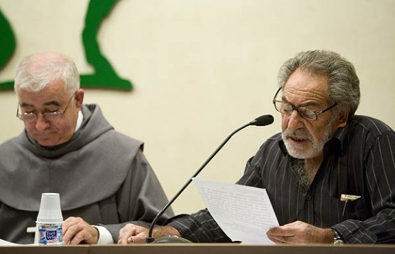 Lluís Donoso, a l'esquerre