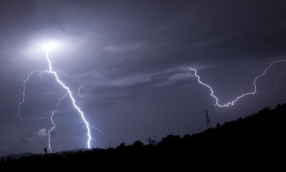 Imatge d'una tempesta elèctrica.