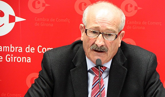 El president de la Cambra de Comerç de Girona, Domènec Espadalé.
