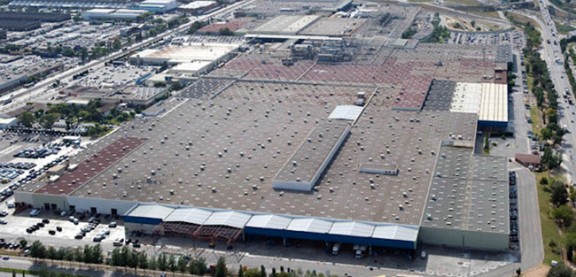 Fàbrica de Nissan a la Zona franca de Barcelona