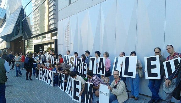 Protesta a Barcelona