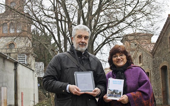 L'editor Jordi Caballeria i l'autora Remedios Cabello