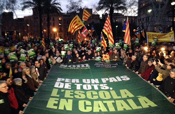 Nova mobilització per l'escola en català