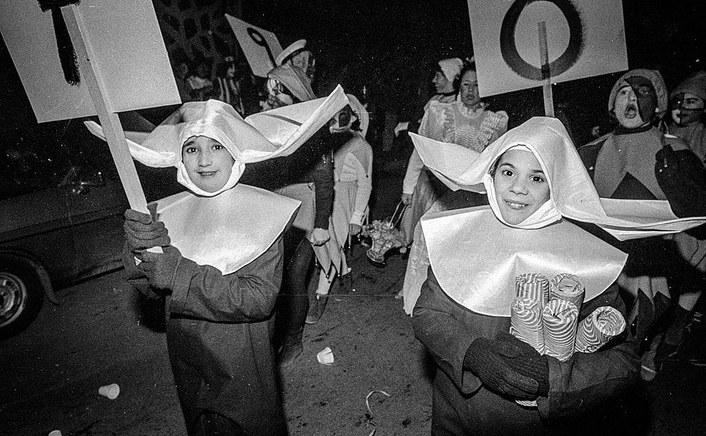 Carnaval de Terra Endins, l'any 1983.