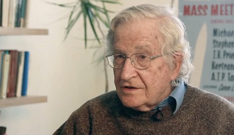 El lingüista Noam Chomsky.
