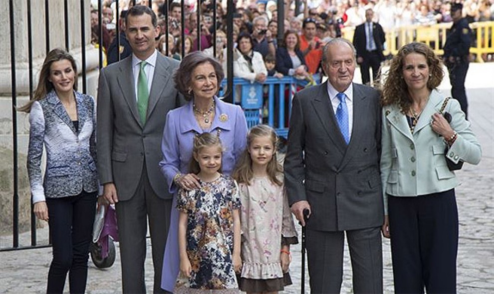 La família reial espanyola.