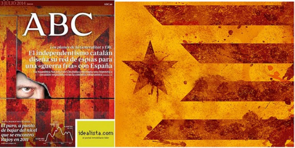 El rotatiu espanyol publicava ahir en portada una il·lustració plagiada del dissenyador Lluís Bartra.