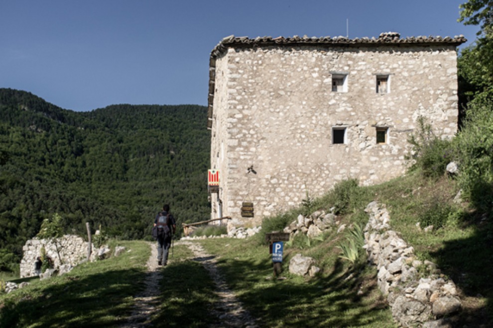 El refugi Ardericó, un dels punts del Trail Catllaràs