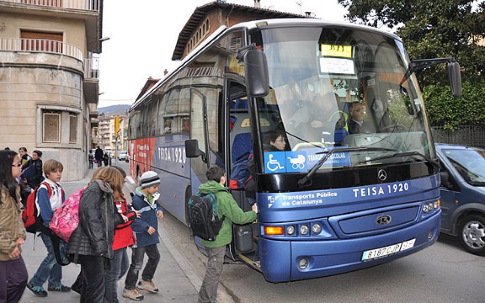 El trasnport escolar també es beneficiarà de les noves parades de bus.