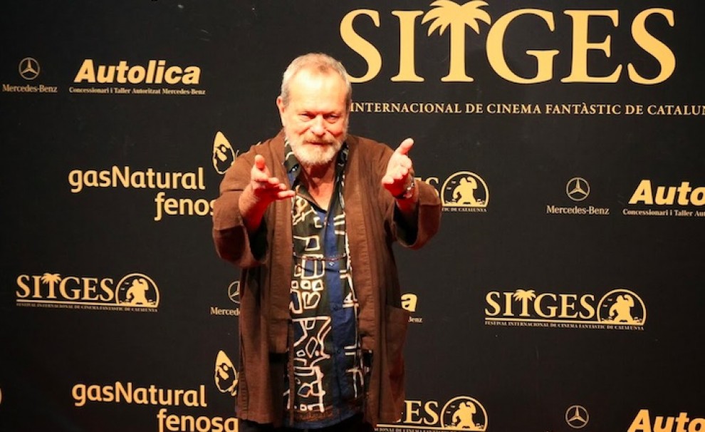Terry Gilliam, un ex-Monty Python a la catifa vermella de l'edició passada.
