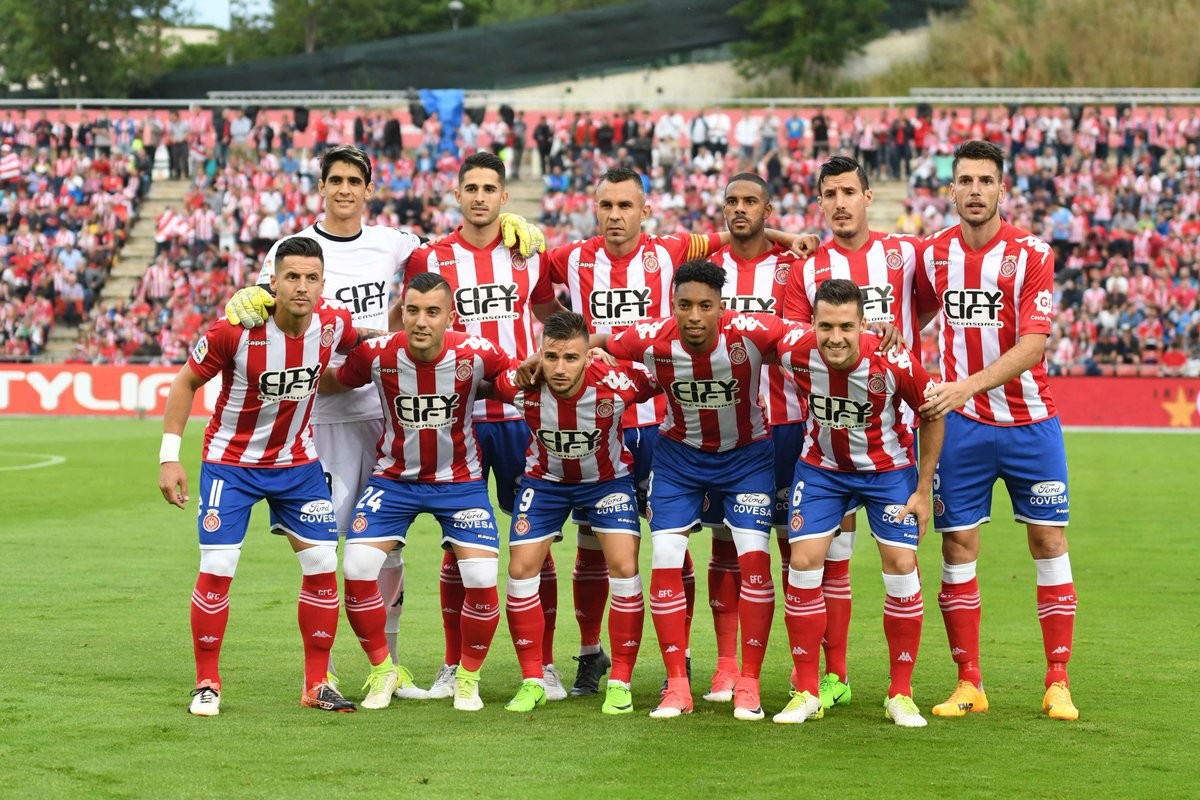 Жирон пол. Girona FC. Жирона команда. Форма ФК Жирона. ФК Жирона 2017.